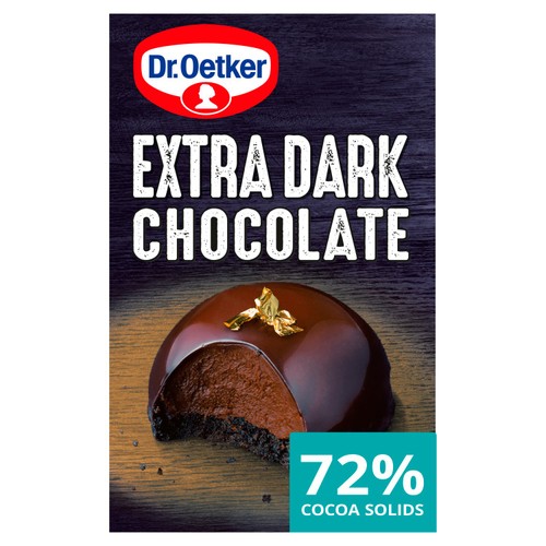 Dr. Oetker Extra Dark Cooking Chocolate Bar