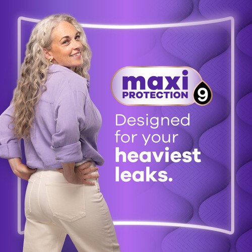Always Discreet Adult Incontinence Pads Maxi Comfort Value Pack 12 Count