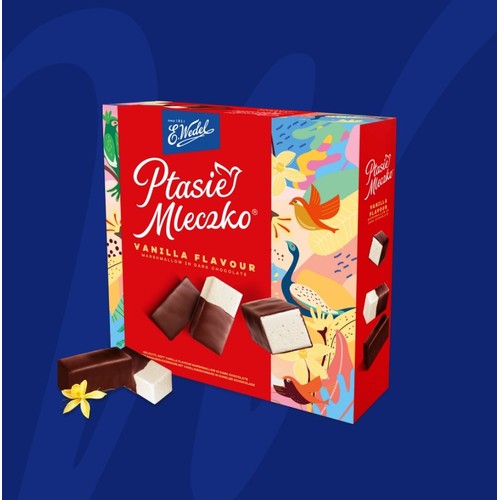 Wedel Vanilla Marshmallow Coated in Dark Chocolate 