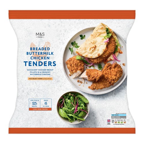 M&S Breaded Buttermilk Chicken Tenders Frozen 750g