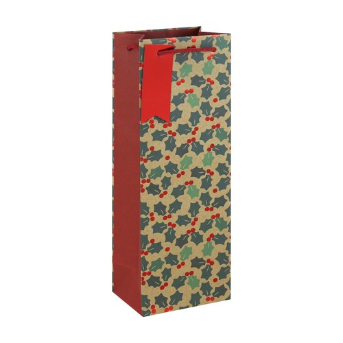Kraft Red Mixed Sized Christmas Gift Bags