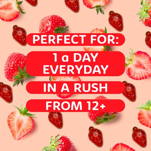 Haliborange Kid's Softies Iron + Vitamin C  Strawberry Gummies 3-12yrs