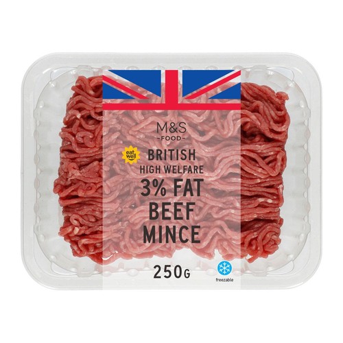 M&S British Beef Mince 3% Fat