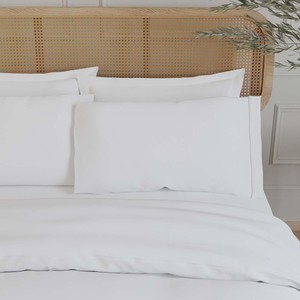 M&S Collection 2pk Egyptian Cotton 230 Thread Count Pillowcases Ice White