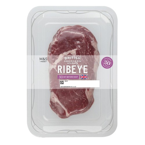 M&S Aberdeen Angus Ribeye Steak