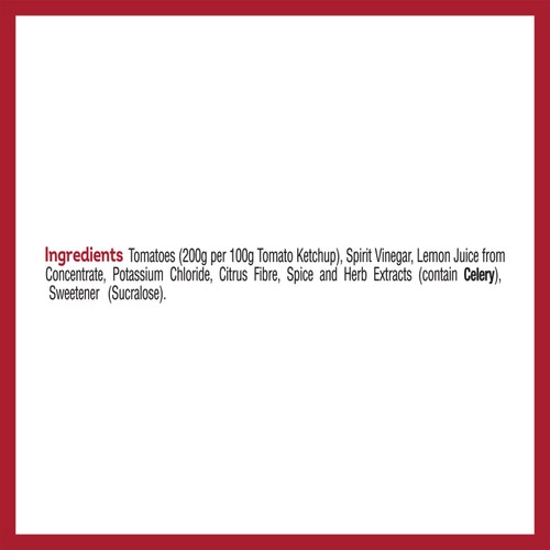 Heinz Zero Tomato Ketchup