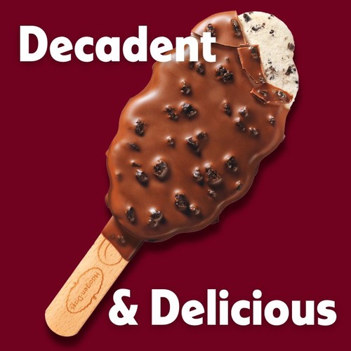 Haagen-Dazs Crunchy Cookies and Cream Ice Cream Stick