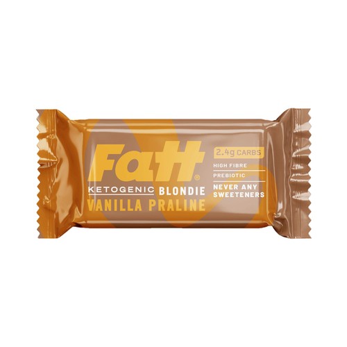 Fatt Vanilla + Praline High Fibre Keto Blondie