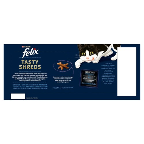 Felix Tasty Shreds Mixed Selection in Gravy Wet Cat Food 