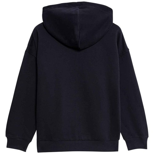 M&S Cotton Rich Plain Hoodie, 11-12 Y, Navy