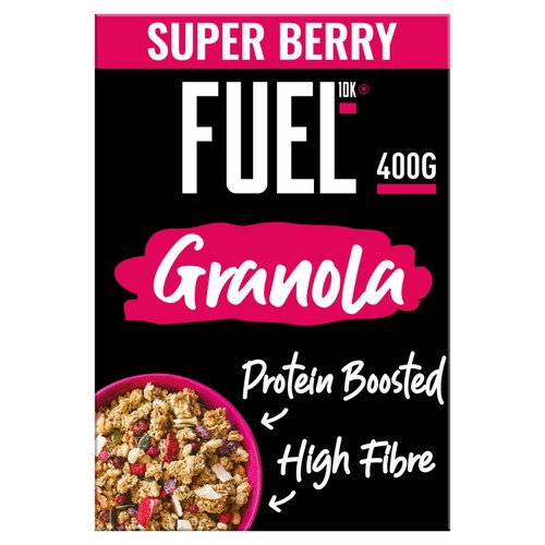 FUEL 10K Super Berry Protein Granola Breakfast Cereal