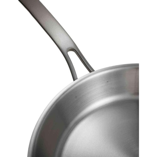 M&S X Tom Kerridge Stainless Steel 24cm Frying Pan, Silver