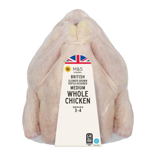 M&S British Medium Whole Chicken