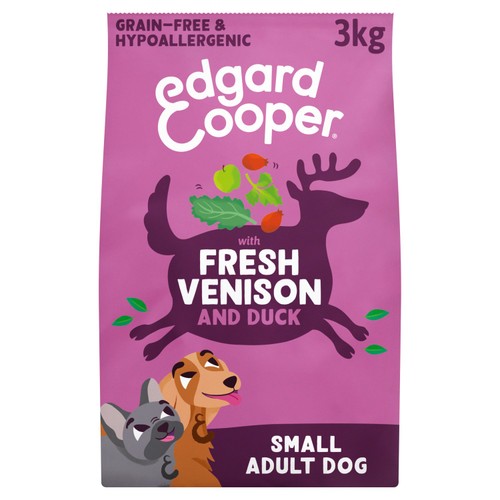 Edgard & Cooper Adult Gluten Free Fresh Venison & Duck Small Kibble