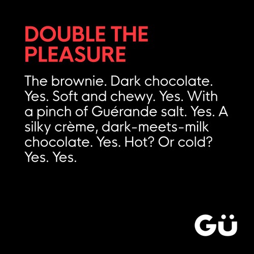Gu Double Chocolate Brownies Dessert