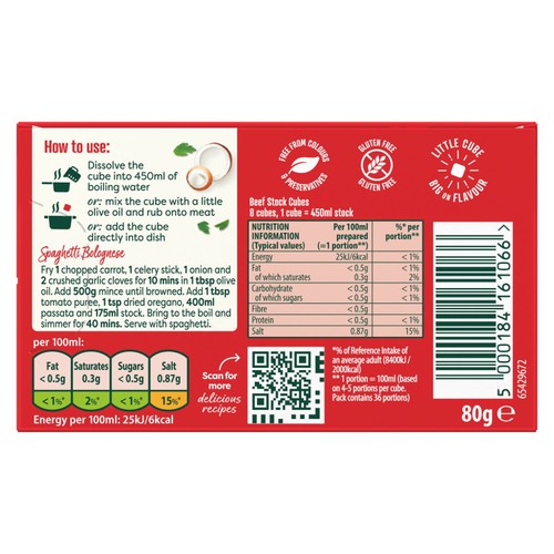 Knorr 8 Beef Stock Cubes