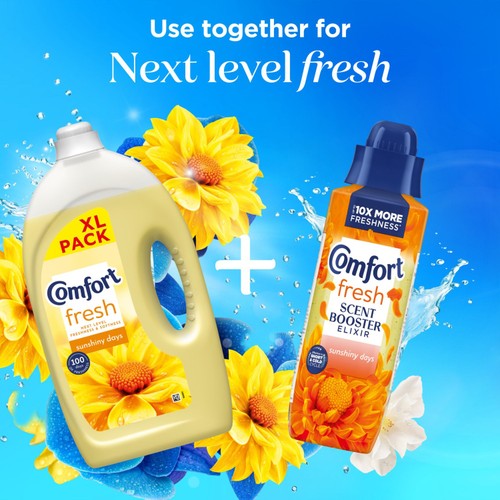 Comfort Fresh Sunshiny Days Fabric Conditioner 80 Washes