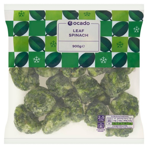 Ocado Frozen Leaf Spinach