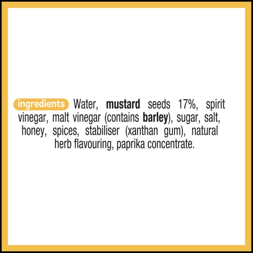 Heinz Yellow Mustard Mild 400ml