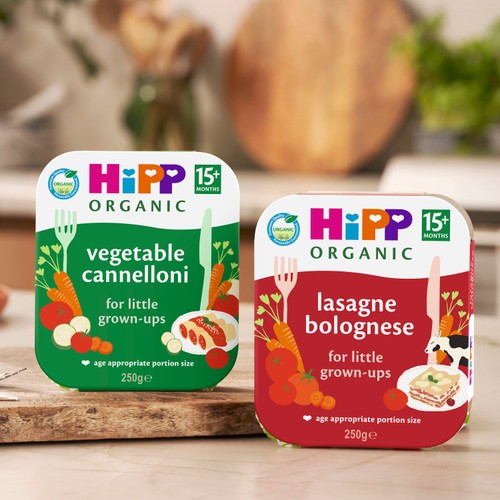 HiPP Organic Lasagne Bolognese Toddler Tray Meal 15+ Months