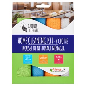 Greener Cleaner Home Cleaning Microfibre Cloth Kit