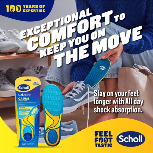 Scholl Gel Activ Casual Insoles Small
