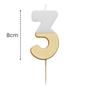 Talking Tables Number 1 Large Gold Candle