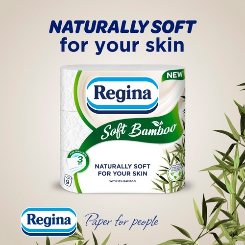 Regina Soft Bamboo Toilet Roll 9 Roll