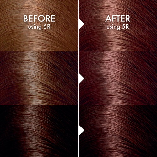 John Frieda Precision Foam Colour Hair Dye Medium Red Brown 5R