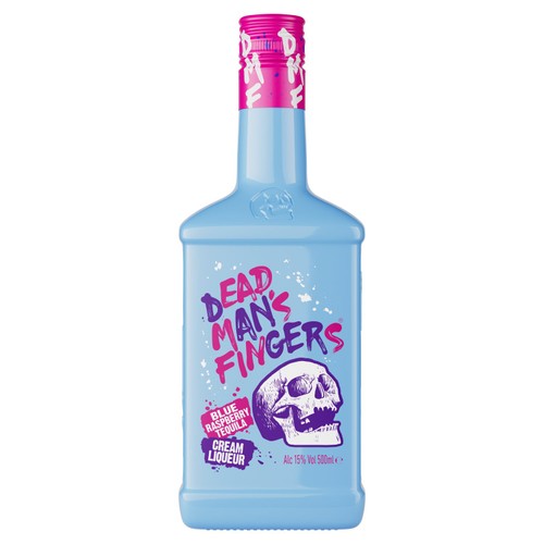 Dead Man’s Fingers Blue Raspberry Tequila Cream Liqueur, 50cl Dead Man’s Fingers Blue Raspberry Tequila Cream Liqueur, 50cl