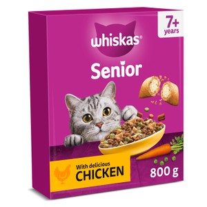 WHISKAS 1+ Dry CHICKEN Cat Food 800g