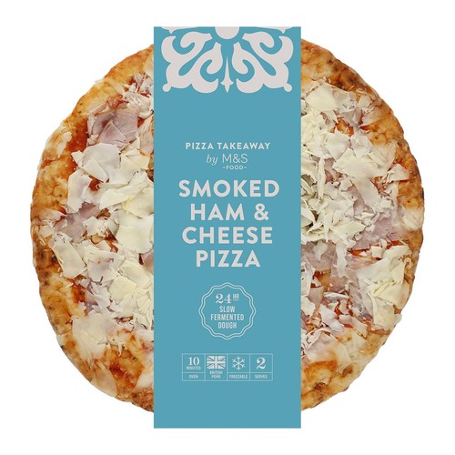 M&S Smoked Ham & Cheese Woodfired & Stonebaked Pizza