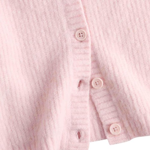 M&S Knitted Cardigan, 2-3 Years, Pale Pink