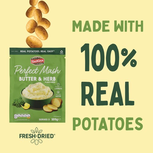 Idahoan Butter & Herb Mash 