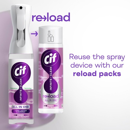 Cif Infinite Clean Lavender & Eucalyptus All in One Cleaning Spray
