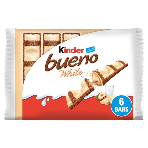 Kinder Bueno White Chocolate & Hazelnut Bars Multipack