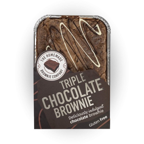 Homemade Brownie Co.  GF Triple Chocolate Brownie Traybake
