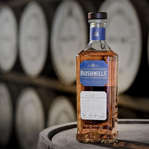 Bushmills 12 Year Old Single Malt Irish Whiskey