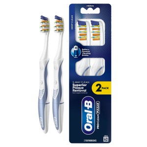 Oral-B Pro Expert Pulsar Battery Toothbrush Medium 2pk