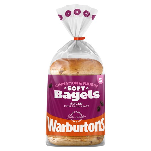 Warburtons Cinnamon & Raisin Bagels