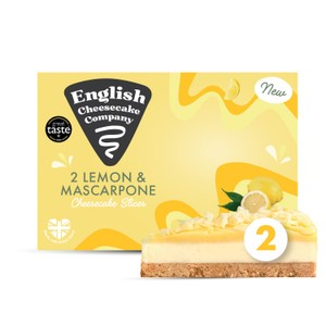 English Cheesecake Company Lemon & Mascarpone Cheesecake Slices