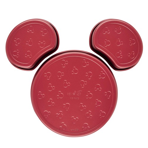 Prestige Disney Bake with Mickey Head Cake Tin Set, 3pce