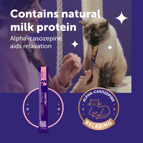 Happy Snack by Feliway Cat Calming Salmon Treats