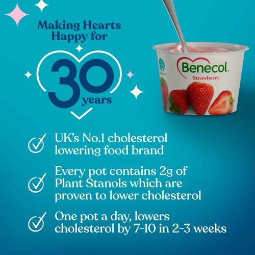 Benecol Cholesterol Lowering Yoghurt Peach