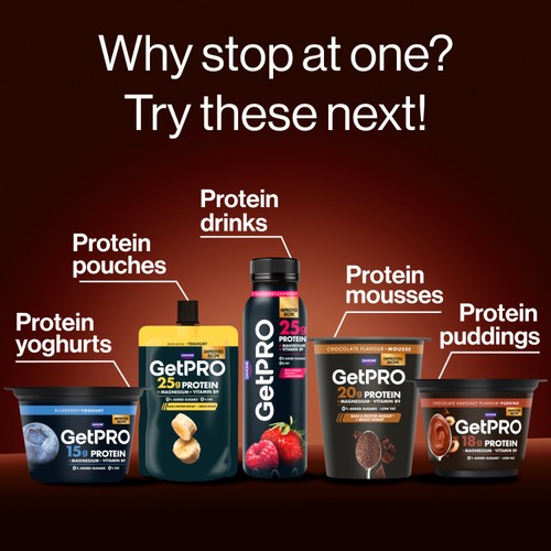 GetPro 20g High Protein Dark Chocolate Mousse