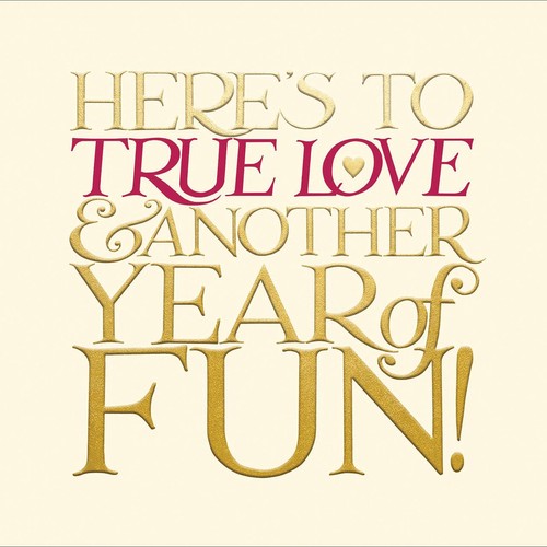Emma Bridgewater True Love Anniversary Card