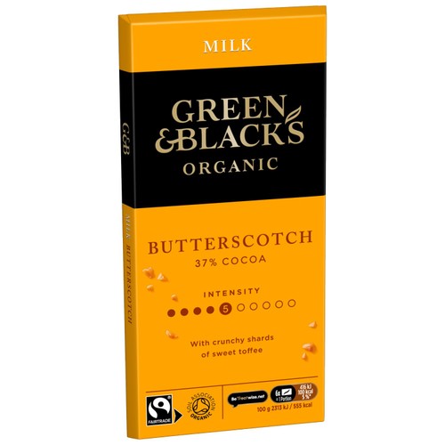 Green & Black's Organic Butterscotch Milk Chocolate Bar