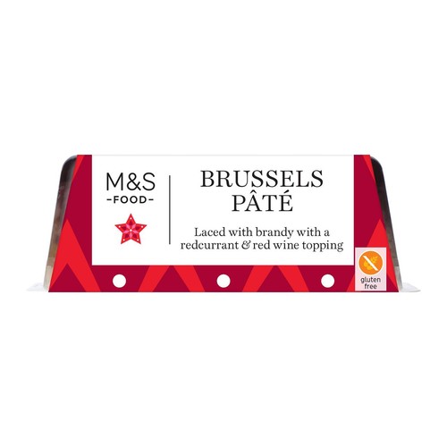 M&S Brussels Pate with Redcurrant Topping