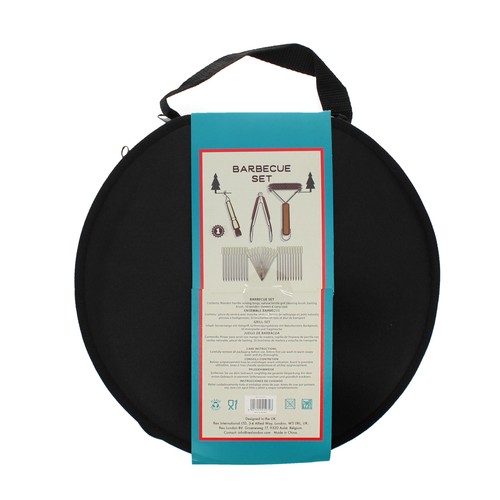 Rex London Barbecue Tool Set with Carry Case