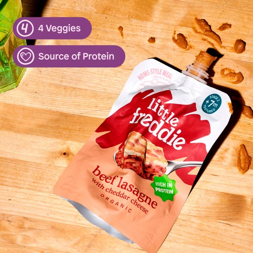 Little Freddie Beef Lasagne with Cheese Baby Food Pouch 7+ Months